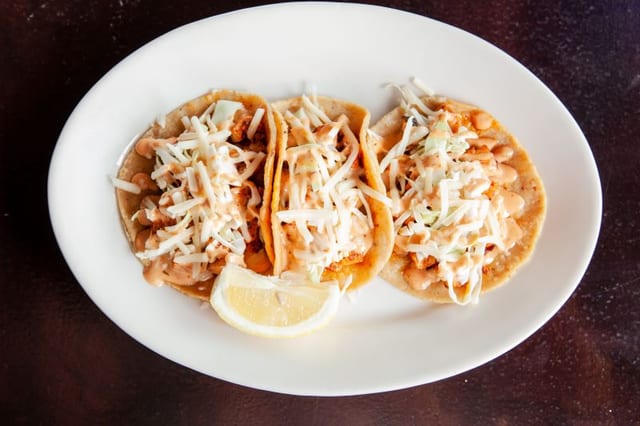 Baja Taco (Fried Fish) - A la Carte.