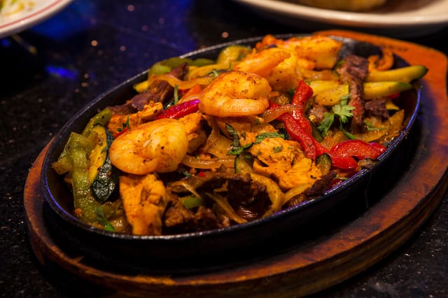 Fajitas Steak & Shrimp.
